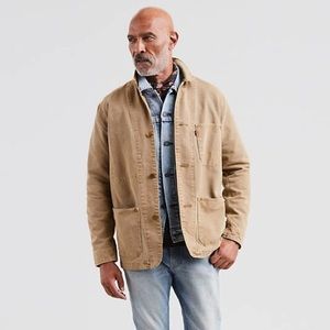 Levi’s Canvas Engineer Chore Coat Jacket khaki